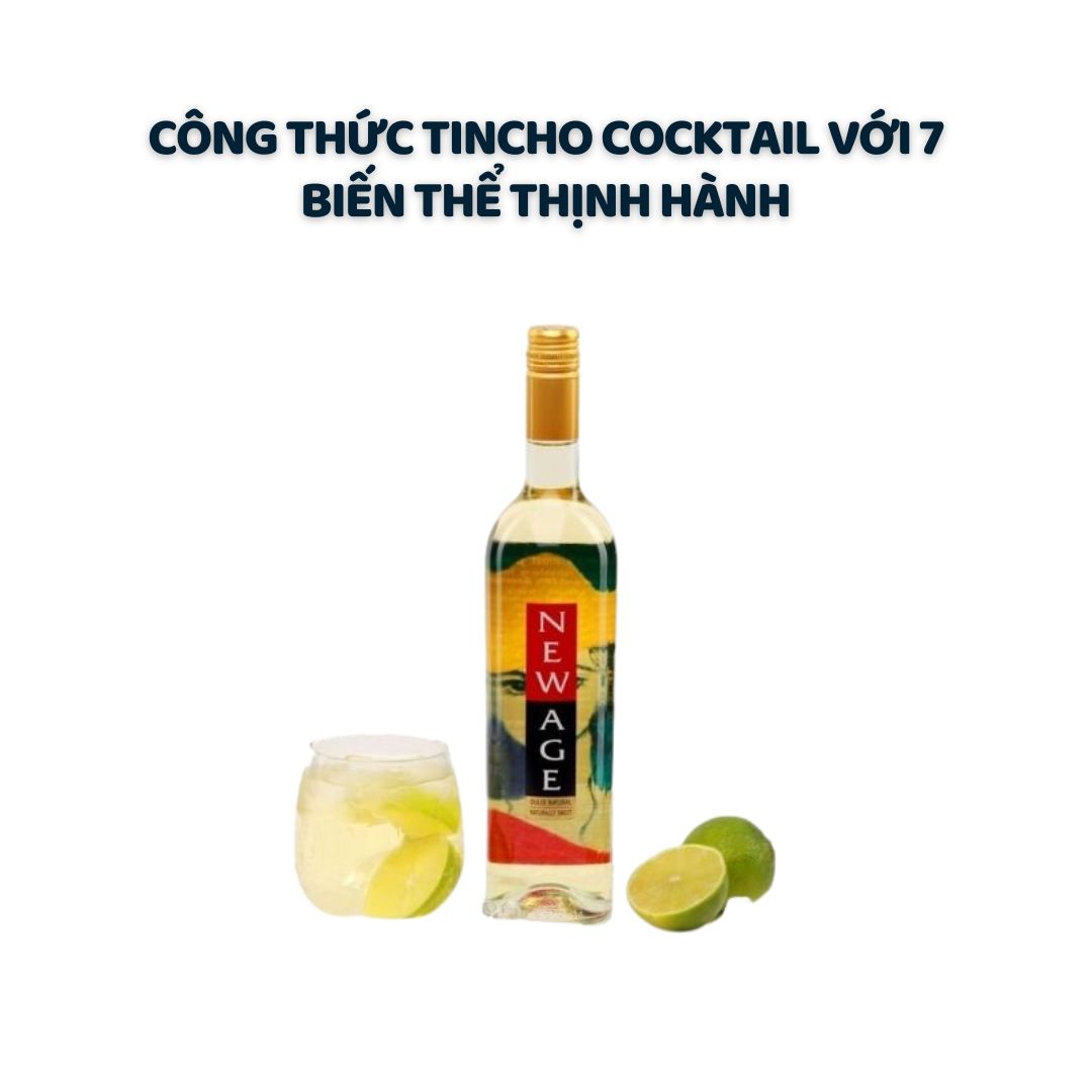Công thức Tincho Cocktail với 7 biến thể thịnh hành