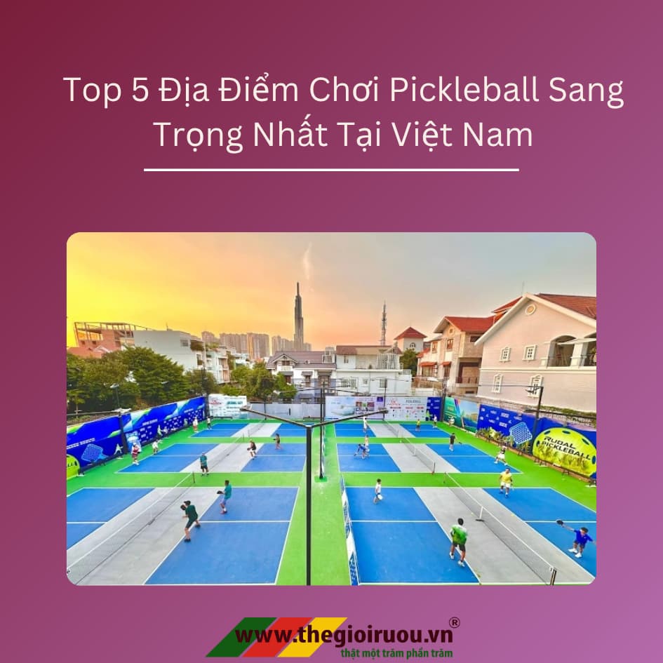 Top 5 Địa Điểm Chơi Pickleball Sang Trọng Nhất Tại Việt Nam