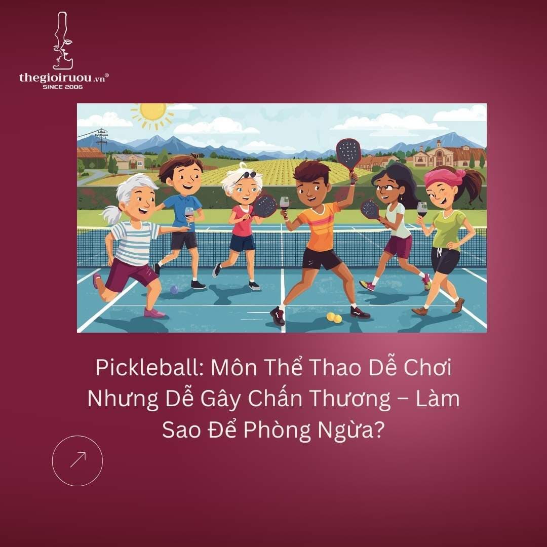 Pickleball: Môn Thể Thao Dễ Chơi Nhưng Dễ Gây Chấn Thương – Làm Sao Để Phòng Ngừa?