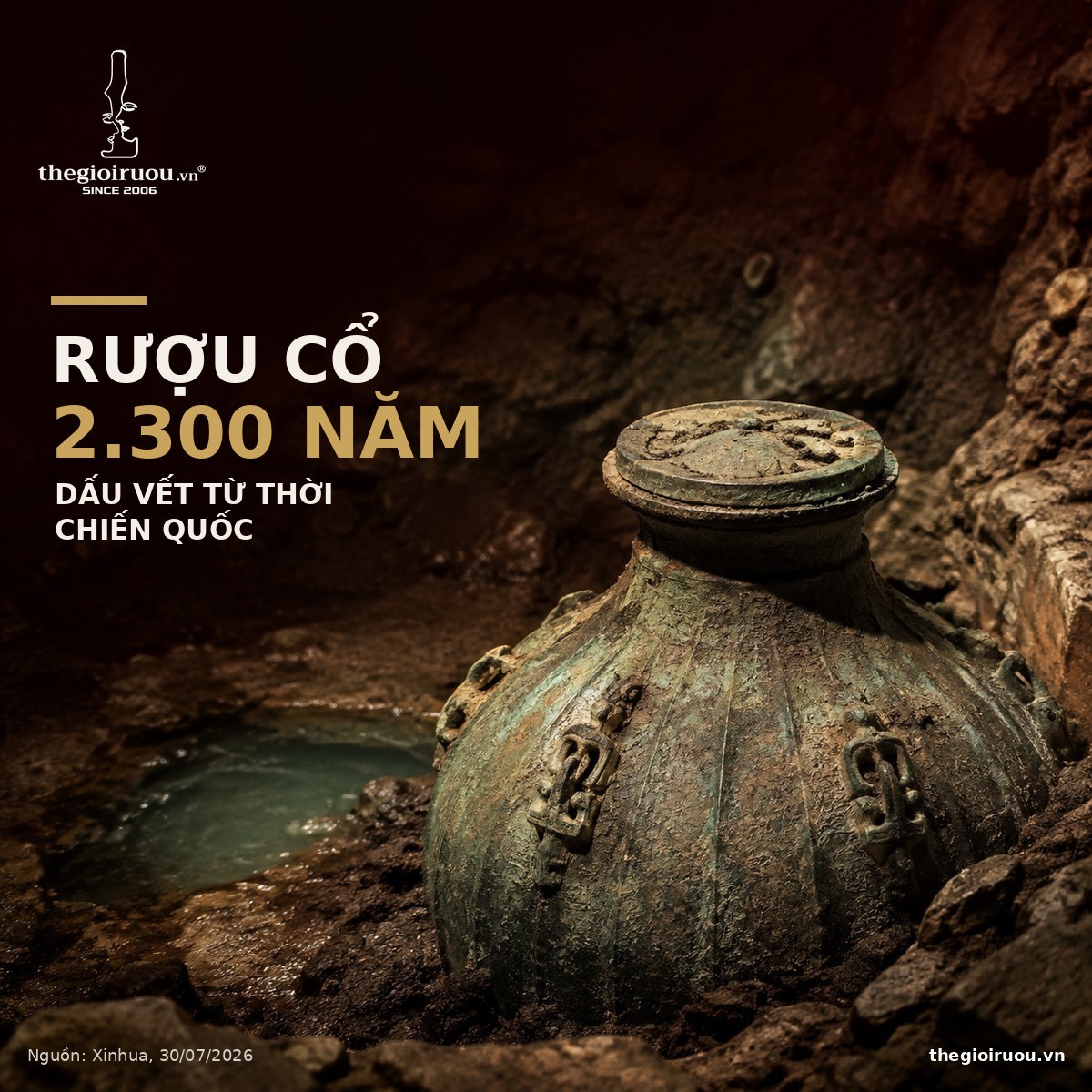 Phát Hiện Rượu Cổ 2.300 Năm Thời Chiến Quốc Của Người Tần