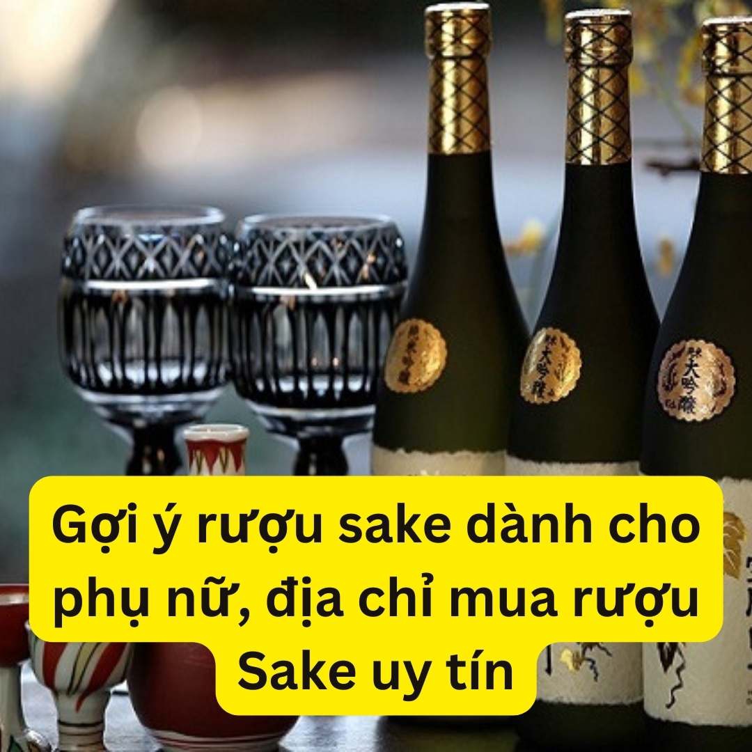 Gợi ý rượu sake dành cho phụ nữ, địa chỉ mua rượu Sake uy tín