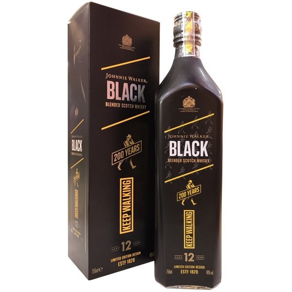 RƯỢU JOHNNIE WALKER BLACK LABEL 200 YEARS ICONS LIMITED EDITION