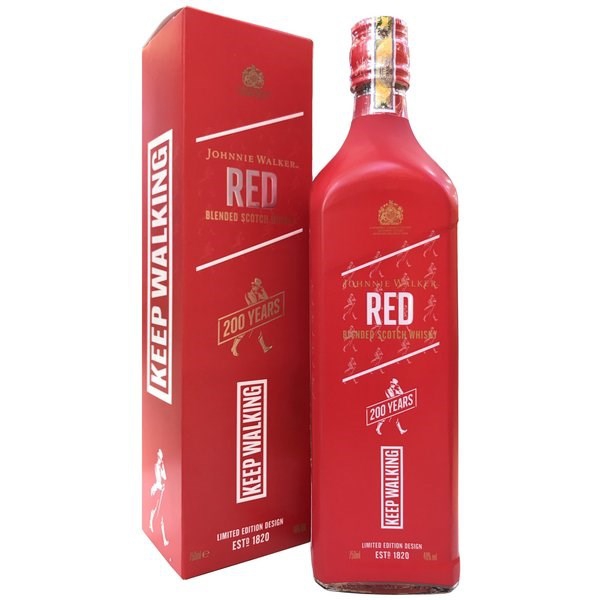 RƯỢU JOHNNIE WALKER RED LABEL 200 YEARS ICONS LIMITED EDITION