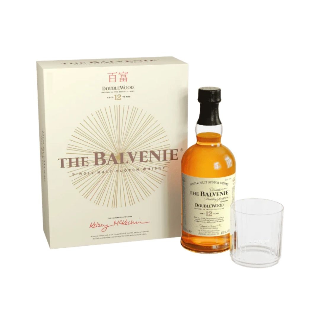 Whisky The Balvenie 12 Year Old DoubleWood Gift Pack – Hộp Quà Tết Bính Ngọ 2026